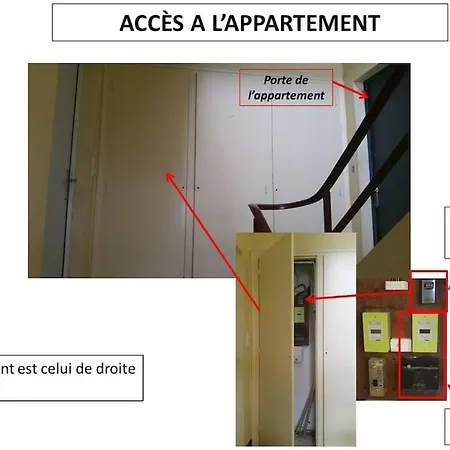 T2 Centre-Ville, Appart Avec Balcon Plein Sud, 1 Chambre, 2 Pers, Climatisation, Wifi, Parking Libre Et Gratuit
