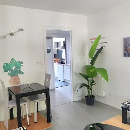 T2 Centre-Ville, Appart Avec Balcon Plein Sud, 1 Chambre, 2 Pers, Climatisation, Wifi, Parking Libre Et Gratuit Апартаменты Лорьян
